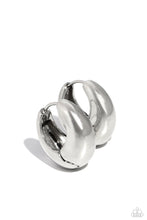 Load image into Gallery viewer, oak-sisters-jewelry-boss-bevel-silver-earrings-paparazzi-accessories-by-lisa