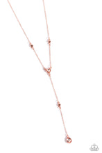 Load image into Gallery viewer, oak-sisters-jewelry-lavish-lariat-copper-necklace-paparazzi-accessories-by-lisa