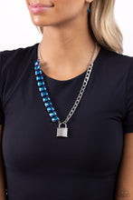 Load image into Gallery viewer, Paparazzi 🔆 LOCK and Roll - Blue Necklace