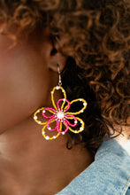 Load image into Gallery viewer, Paparazzi π PEARL Crush - Yellow Earrings π Exclusive 2023 Convention Collection