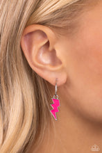 Load image into Gallery viewer, Paparazzi 🔆 Lightning Limit - Pink Earrings