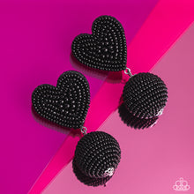 Load image into Gallery viewer, Paparazzi 🔆 Spherical Sweethearts - Black Post Earrings