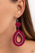 Load image into Gallery viewer, Paparazzi 🔆 Now SEED Here - Pink Earrings