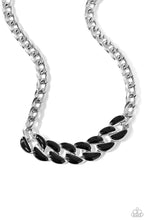 Load image into Gallery viewer, oak-sisters-jewelry-curb-craze-black-necklace-paparazzi-accessories-by-lisa
