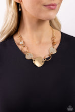 Load image into Gallery viewer, Paparazzi 🔆 Asymmetrical Attention - Gold Necklace