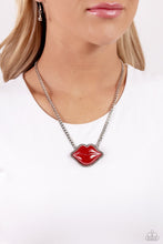 Load image into Gallery viewer, Paparazzi 🔆 Lip Locked - Red Necklace