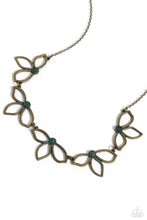 Load image into Gallery viewer, oak-sisters-jewelry-petal-pageantry-brass-necklace-paparazzi-accessories-by-lisa