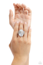 Load image into Gallery viewer, Paparazzi 🔆 Dragonfly Dazzle - White Ring
