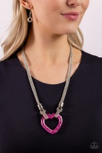 Load image into Gallery viewer, Paparazzi 🔆 Lead with Your Heart - Pink Necklace
