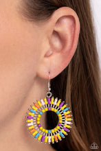 Load image into Gallery viewer, Paparazzi 🔆 Ferris Wheel Finale - Yellow Earrings