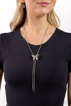 Load image into Gallery viewer, Paparazzi 🔆 Adjustable Acclaim - Silver Necklace