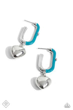 Load image into Gallery viewer, oak-sisters-jewelry-cherishing-color-blue-earrings-paparazzi-accessories-by-lisa
