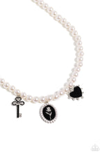 Load image into Gallery viewer, oak-sisters-jewelry-charming-collision-black-necklace-paparazzi-accessories-by-lisa