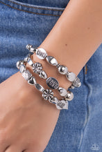 Load image into Gallery viewer, Paparazzi 🔆 Enchanting Emotion - Silver Bracelet