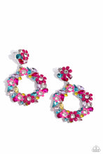 Load image into Gallery viewer, oak-sisters-jewelry-wreathed-in-wildflowers-multi-post earrings-paparazzi-accessories-by-lisa