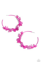 Load image into Gallery viewer, oak-sisters-jewelry-shimmery-swarm-pink-earrings-paparazzi-accessories-by-lisa