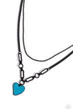 Load image into Gallery viewer, oak-sisters-jewelry-carefree-confidence-blue-necklace-paparazzi-accessories-by-lisa