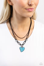 Load image into Gallery viewer, Paparazzi 🔆 Carefree Confidence - Blue Necklace