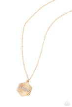 Load image into Gallery viewer, oak-sisters-jewelry-turn-of-praise-gold-necklace-paparazzi-accessories-by-lisa