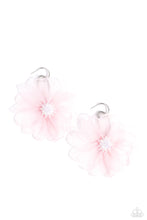 Load image into Gallery viewer, oak-sisters-jewelry-cosmopolitan-chiffon-pink-earrings-paparazzi-accessories-by-lisa