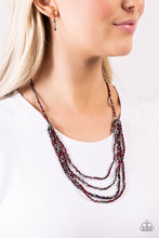 Load image into Gallery viewer, Paparazzi 🔆 Candescent Cascade - Red Necklace