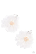 Load image into Gallery viewer, oak-sisters-jewelry-cosmopolitan-chiffon-white-earrings-paparazzi-accessories-by-lisa