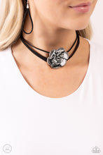 Load image into Gallery viewer, Paparazzi 🔆 Textured Tapestry - Black Necklace