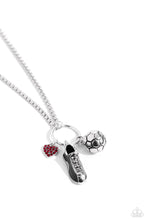 Load image into Gallery viewer, oak-sisters-jewelry-corner-kick-red-paparazzi-accessories-by-lisa