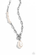 Load image into Gallery viewer, oak-sisters-jewelry-courting-cosmopolitan-white-necklace-paparazzi-accessories-by-lisa