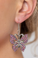 Load image into Gallery viewer, Paparazzi 🔆 Bejeweled Breeze - Pink Earrings