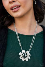 Load image into Gallery viewer, Paparazzi 🔆 Pleated Power - White Necklace