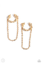 Load image into Gallery viewer, oak-sisters-jewelry-cuff-hanger-gold-post earrings-paparazzi-accessories-by-lisa