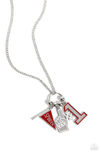 Load image into Gallery viewer, oak-sisters-jewelry-cheering-section-red-paparazzi-accessories-by-lisa