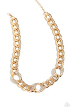 Load image into Gallery viewer, oak-sisters-jewelry-gleaming-harmony-gold-necklace-paparazzi-accessories-by-lisa