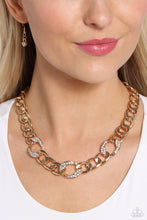 Load image into Gallery viewer, Paparazzi 🔆 Gleaming Harmony - Gold Necklace