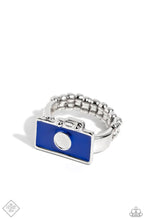 Load image into Gallery viewer, oak-sisters-jewelry-tourist-timestamp-blue-ring-paparazzi-accessories-by-lisa