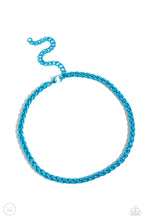 Load image into Gallery viewer, oak-sisters-jewelry-braided-battalion-blue-necklace-paparazzi-accessories-by-lisa
