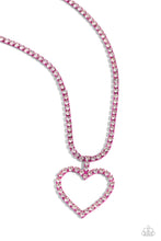 Load image into Gallery viewer, oak-sisters-jewelry-flirting-fancy-pink-necklace-paparazzi-accessories-by-lisa