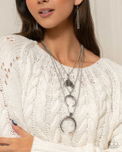Load image into Gallery viewer, Paparazzi 🔆 Moth Medley - Silver Necklace