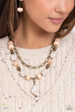 Load image into Gallery viewer, Paparazzi 🔆 High-End Habitat - Brass Necklace