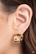Load image into Gallery viewer, Paparazzi 🔆 Setting the STAR High - Gold Earrings