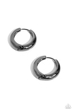 Load image into Gallery viewer, oak-sisters-jewelry-streamlined-status-black-earrings-paparazzi-accessories-by-lisa