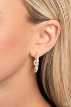 Load image into Gallery viewer, Paparazzi 🔆 Glowing Praise - Gold Earrings