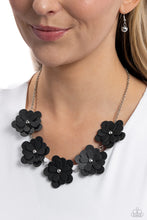 Load image into Gallery viewer, Paparazzi 🔆 Balance of FLOWER - Black Necklace