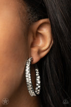 Load image into Gallery viewer, Paparazzi π GLITZY By Association - Gunmetal Earrings