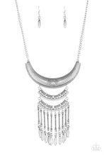 Load image into Gallery viewer, oak-sisters-jewelry-eastern-empress-silver-necklace-paparazzi-accessories-by-lisa