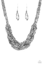 Load image into Gallery viewer, oak-sisters-jewelry-city-catwalk-silver-necklace-paparazzi-accessories-by-lisa