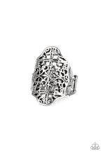 Load image into Gallery viewer, oak-sisters-jewelry-botanical-beam-silver-ring-paparazzi-accessories-by-lisa