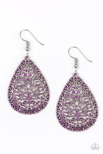 Load image into Gallery viewer, oak-sisters-jewelry-indie-idol-purple-earrings-paparazzi-accessories-by-lisa