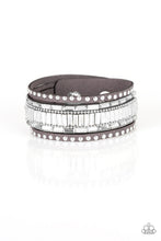 Load image into Gallery viewer, oak-sisters-jewelry-rock-star-rocker-silver-bracelet-paparazzi-accessories-by-lisa